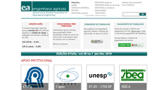 Desktop Screenshot of engenhariaagricola.org.br